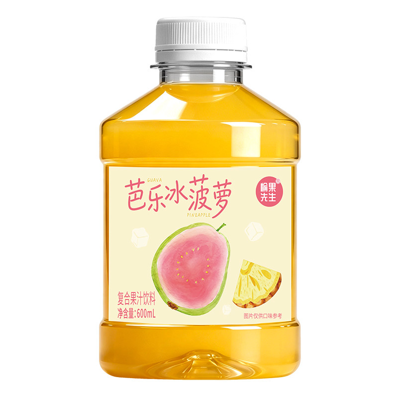 愉果先生芭乐冰菠萝600ml*6瓶
