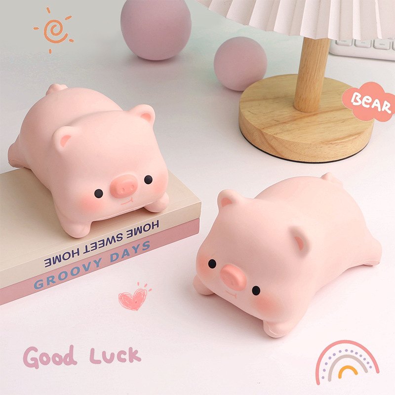 趴趴猪pu减压捏儿童神器发泄解压学生乐公仔玩偶小捏玩具慢回弹