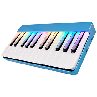 磁吸拼接便携折叠电子钢琴智能亮灯跟弹键盘彩虹泡泡乐器成人初学