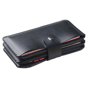 适用于三层苹果华为装3部手机包神器mate60pro三合一收纳横款收纳防刮个性三部保护套15promax