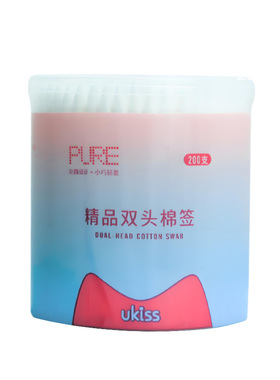 双头螺旋卫生棉签棒脱脂棉掏耳朵