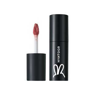 HYNTOOR黑兔小黑管唇泥奶雾唇釉哑光口黑唇泥学生素颜裸色粉乳石