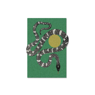 蛇客厅圈绒地毯TRIPPYTATTOO