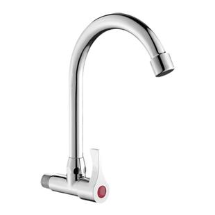 入墙式水龙头厨房侧进横向墙壁式墙出洗菜盆阳台洗衣池拖把池家用