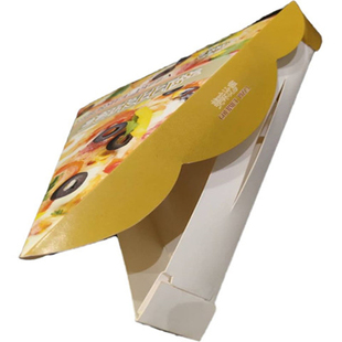 三角形披萨盒披萨外卖打包盒子pizza包装盒定制 100个