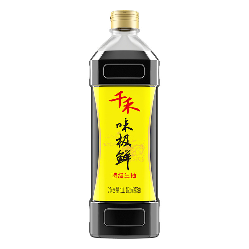 千禾味极鲜特级酱油1L生抽粮食酱油