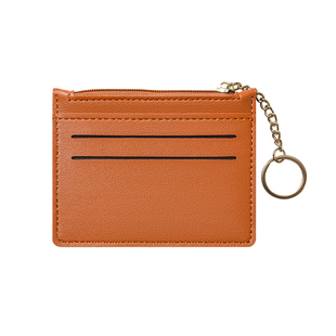 超薄卡包女士小巧一片式证件卡夹多卡位银行卡套钥匙扣拉链零钱包