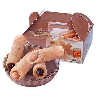 张子萱福源花生酱推荐芝麻蛋卷手工夹心饼干礼盒糕点零食茶点心