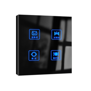 家用适用小米家小度wifi智能开关灯控制天猫精灵小爱同学语音面板