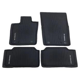 保时捷帕拉梅拉Macan卡宴Taycan91718原厂原装进口全天候橡胶脚垫