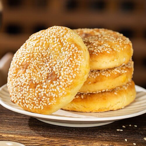 【老式软麻饼】可独立装双面麻30年工艺儿时味道一盒10个700克现
