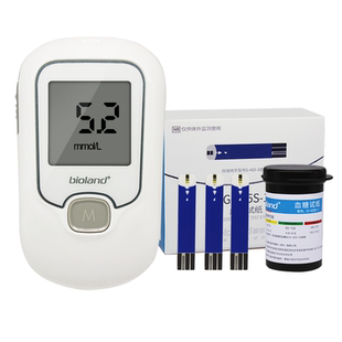 爱奥乐血糖测试仪G-425-1家用血糖试纸检测微量血试纸条针头套餐
