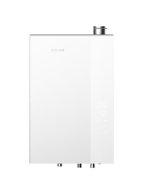 COLMO云璃白燃气热水器家用精钢一级能效零冷水恒温16L瀑布浴X21
