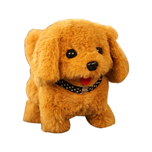 儿童玩具狗狗电动走路会叫仿真会动婴儿宝宝女孩遛狗毛绒宠物小狗