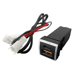 24-26款普拉多LC250车载USB充电接口兰德酷路泽LC300快充改装配件