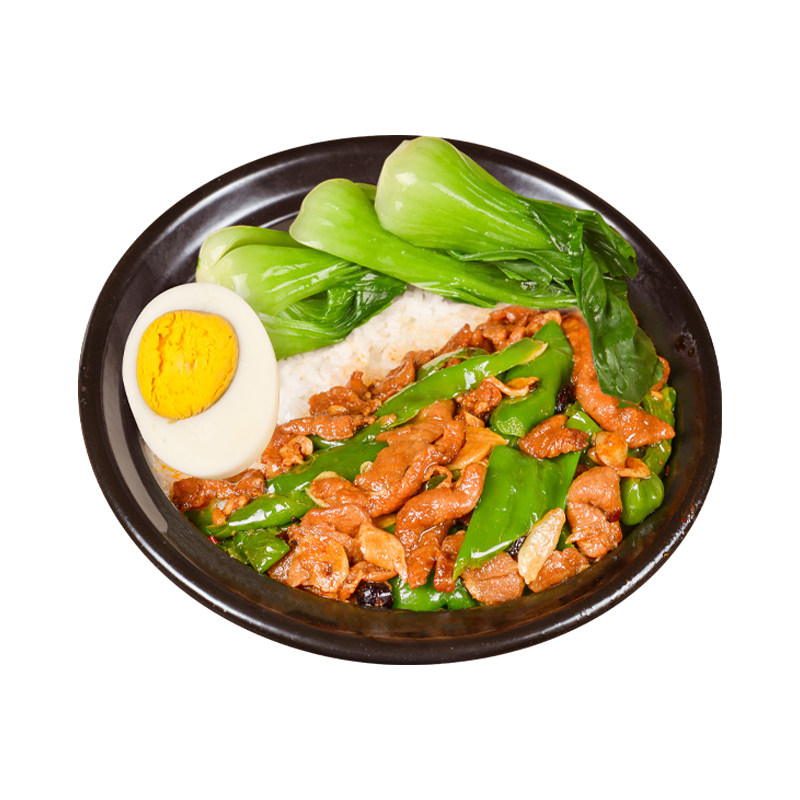 辣椒炒肉料理包商用预制菜外卖快餐专用加热即食餐饮批发工厂直供