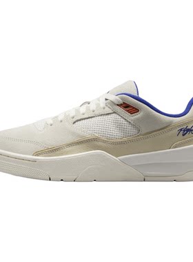 Jordan FLIGHT COURT 男女白棕色百搭低帮复古篮球鞋 HF3255-005