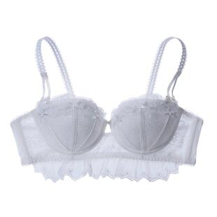 超美超仙｜蜜桃酱tutu日系anna无钢圈内衣pj夏季薄款女士文胸大码