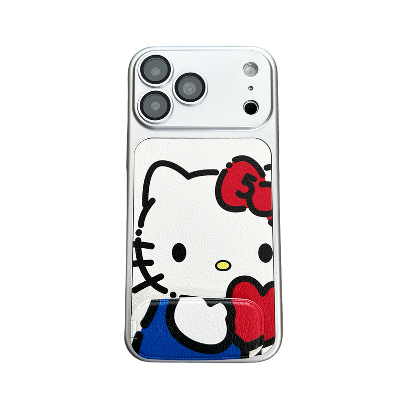 ins简约荔枝纹猫咪防摔手机壳