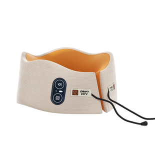 长途护颈U型枕加热敷按摩不歪脖支撑颈椎飞机火车便携旅行颈枕u形