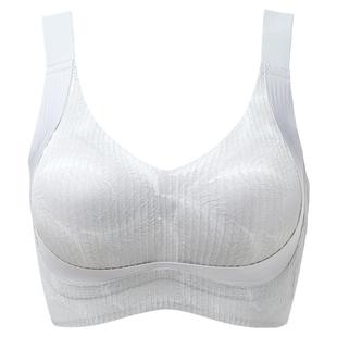 倾慕艺生无痕内衣女全罩杯大胸显小无钢圈聚拢防外扩睡眠文胸薄90