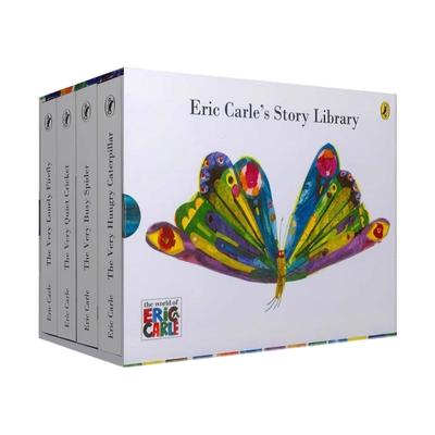 好饿的毛毛虫系列英文绘本4册