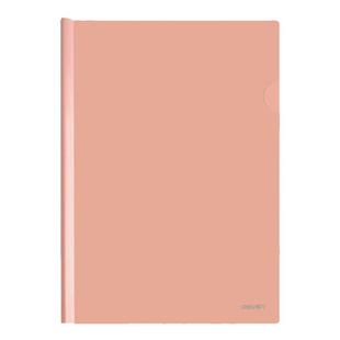 得力三角抽杆夹文件夹透明插页a4拉杆夹小学生初中生专用试卷夹书夹加厚资料夹竖版 杆抽拉杆a4纸收纳夹抽杆