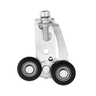 带叉口推拉门上滑轮侧面可调上轮移门轮子上定位轮衣柜门侧调节轮