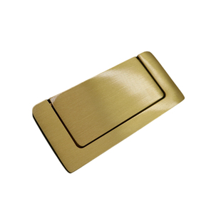 简约纯铜暗装隐形移推拉门衣柜内抽屉平板拉手柜门把手方形暗扣手