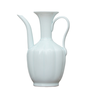 仿宋点茶影青釉点茶汤瓶手执壶陶瓷酒壶斗茶比赛培训茶酒具水注