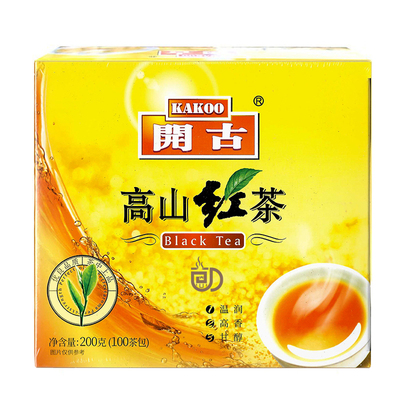 开古红茶 滤袋泡茶 2克X100小包/200克【2512-2712】