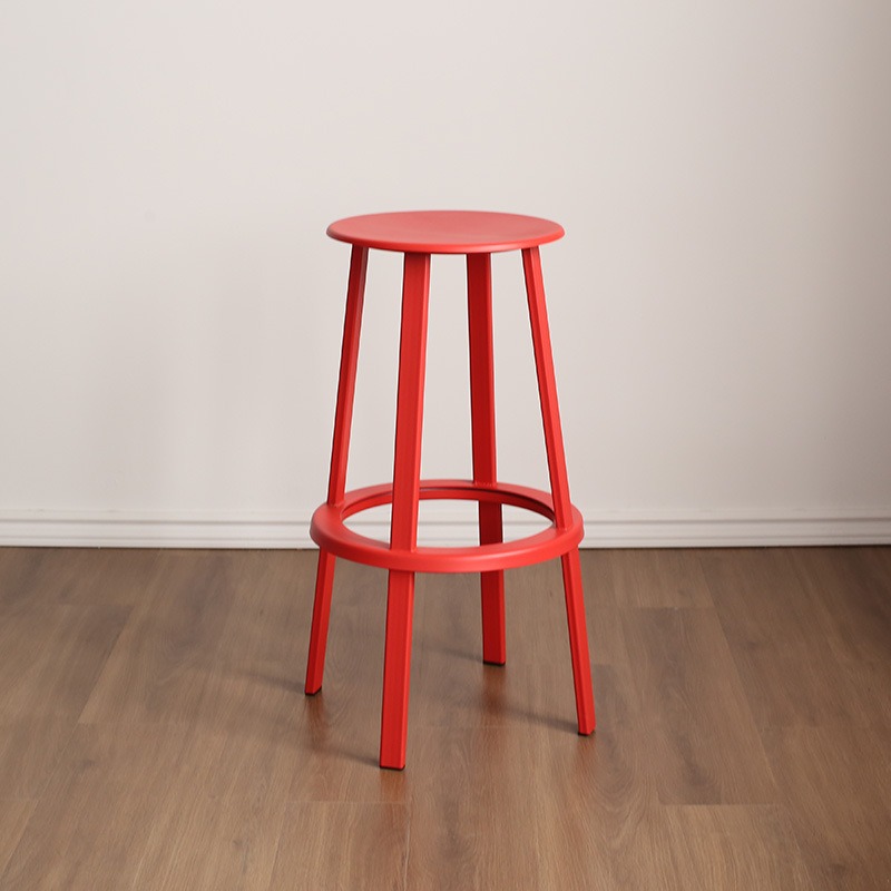 丹麦旋转吧台椅北欧简约家用金属奢高设计师脚凳吧台现代凳酒吧轻