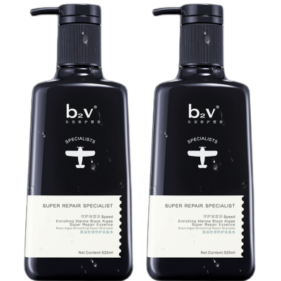 b2v毛躁染烫修护洗发水护发素