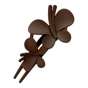 能爱一辈子的冷棕色~高级简约百搭发饰优雅大方高端头饰发夹新款