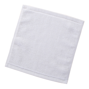 酒店白色小方巾小毛巾全棉纯棉洗脸家用宾馆美容院KTV擦手巾抹布