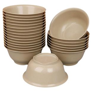 一次性餐具稻谷壳可降解环保饭碗小碗火锅家用酒席加厚加硬耐高温