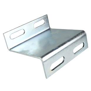 Z字型天然气管道管卡支架直角幕墙固定管子连接件铁角码带孔加厚