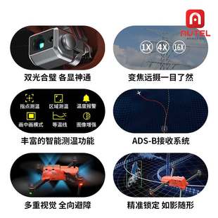 Enterprise II640T 四旋翼无人机热成像救援无人机 EVO 道通Autel
