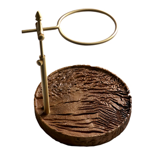 不凡木逸复古工业风黄铜咖啡手冲壶支架滤杯架户外家用V60滤杯架