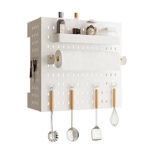 燃气热水器管道遮挡罩装饰洞洞板厨房壁挂炉表箱遮丑天然气置物架