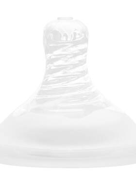 婴儿宽口径奶嘴磨砂通用宝宝超软仿真母乳实感防胀气硅胶护唇奶嘴