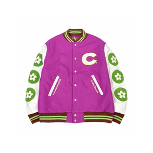 【官方正品】VandyThePink 联名CANOTWAIT刺绣迎客松树棒球服夹克