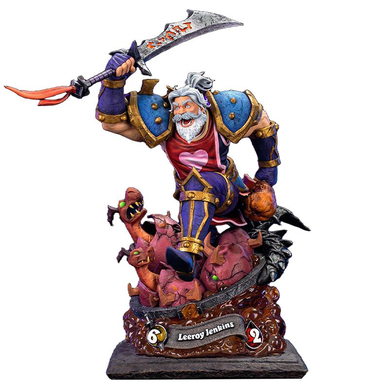 【现货】Blizzard暴雪正版游戏周边炉石传说火车王馆藏雕像手办