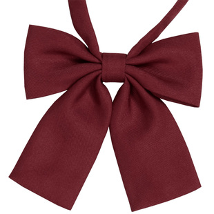 日系学院风jk领结女水手服学士服酒红色粉色蝴蝶结衣服配饰领带男