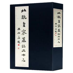 北魏皇家墓志二十品  中国碑帖北魏墓志名品原大拓本墓志铭选限 元荣宗元钦元道隆元延明元恭元贿文昭皇太后墓志 天津人美