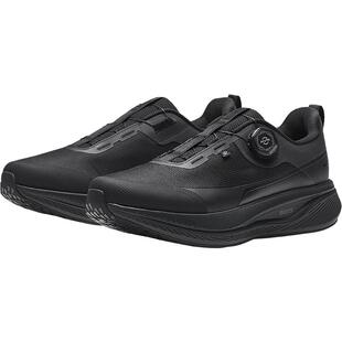 安踏万里PRO运动鞋男鞋黑色通勤健身BOA旋钮扣跑步鞋男112617772