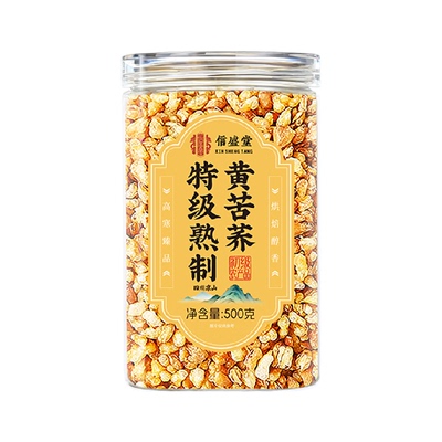 信盛堂四川大凉山苦荞茶低温烘焙