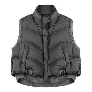 品牌折扣胖MM美式独特漂亮初冬厚外套2026新款宽松显瘦保暖马甲潮