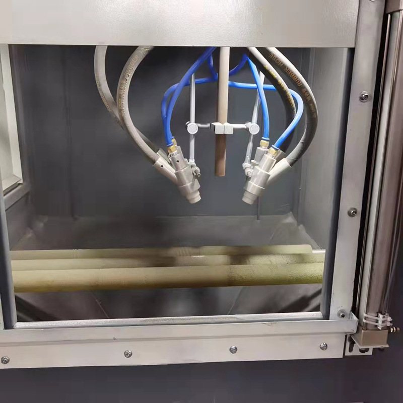 滚轴自动喷砂机 轴承圆管表面除锈去氧化层干式喷沙机 均匀喷砂