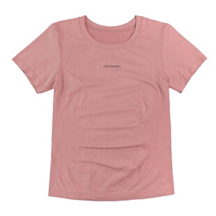 ami medea圆领显瘦运动上衣女士网红健身房跑步速干T恤半袖瑜伽服